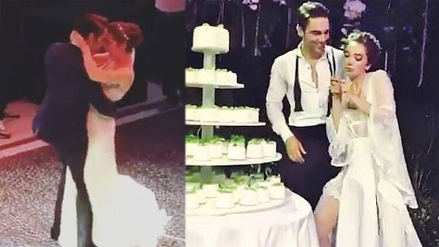 Neslihan Atagül Kadir Doğulu çifti rüya gibi bir düğünle evlendi