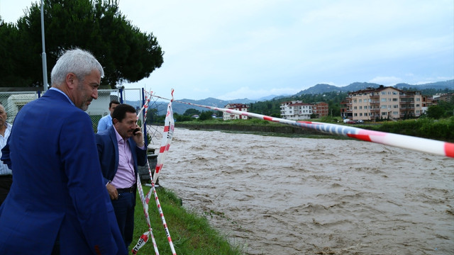 Ordu'da sel ve heyelan