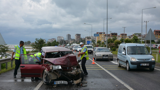 Ordu'da trafik kazası: 6 yaralı