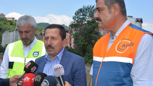 Ordu'daki sel ve heyelan