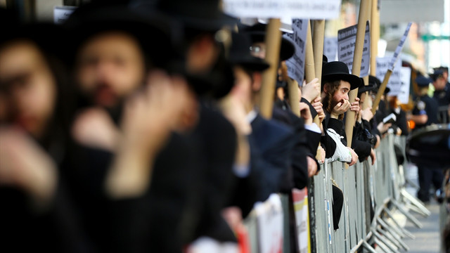 Ortodoks Yahudiler, İsrail ordusuna karşı toplandı