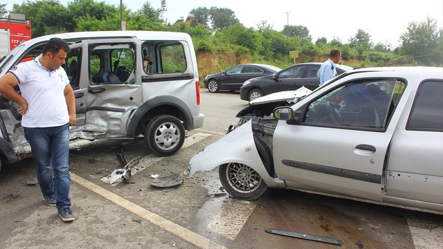 Samsun'da trafik kazası: 6 yaralı