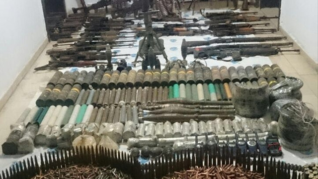 Şırnak'ta PKK'ya ait cephanelik bulundu