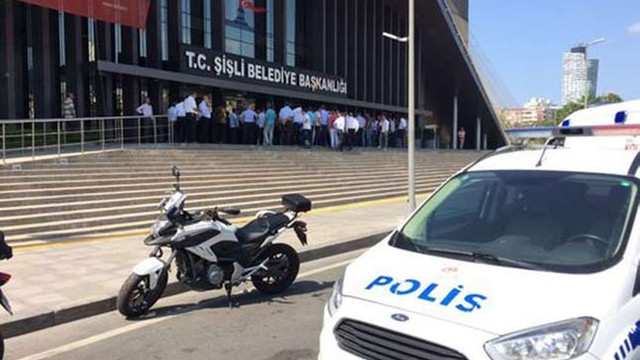 Şişli Belediye Binasına silahlı saldırı