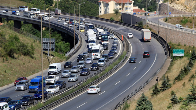 Tatilciler dönüş yolunda