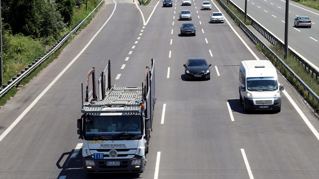 Tatilciler dönüş yolunda
