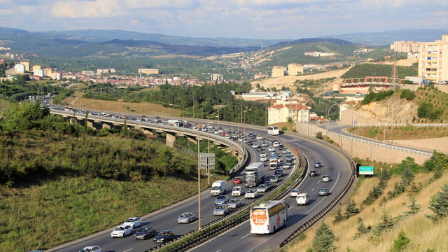 Tatilciler dönüş yolunda