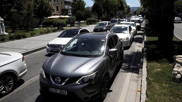 Tatilciler dönüş yolunda