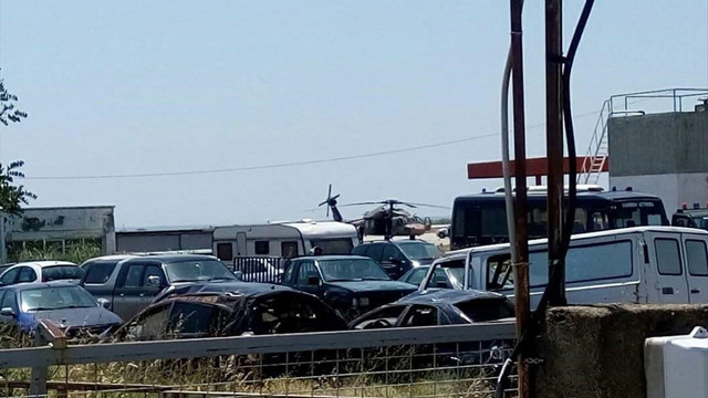 Türk askeri helikopteri Dedeağaç'a indi