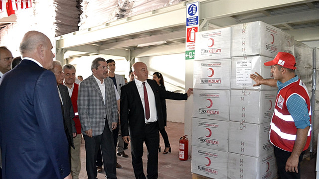 Türk Kızılayının Karabükteki afet ve yönetim merkezi hizmete girdi