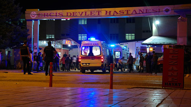 Van Ercişte karakola bombalı saldırı düzenlendi