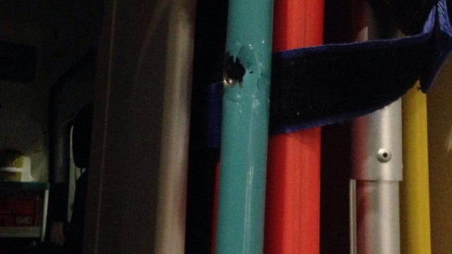 Van'da ambulansa silahlı saldırı