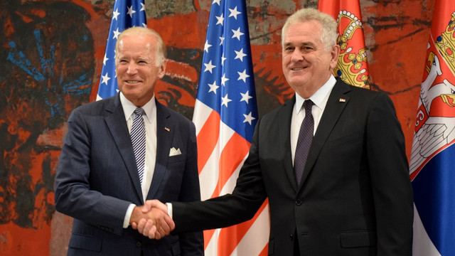 ABD Başkan Yardımcısı Biden Sırbistan'da