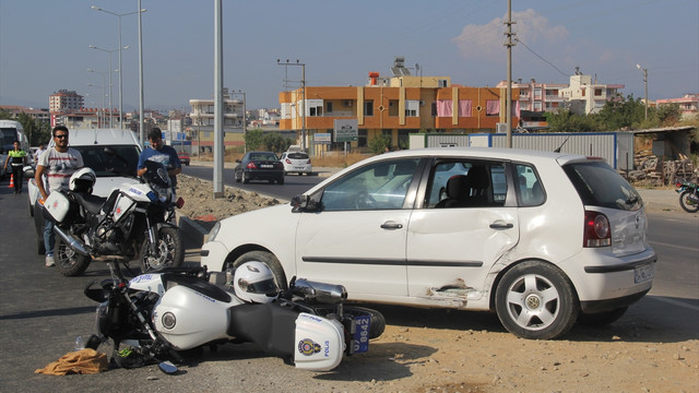 Antalya'da trafik kazası: 1 yaralı
