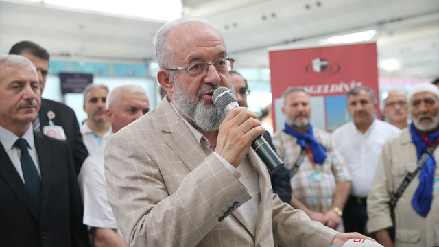 Atatürk Havalimanı'nda ilk hac kafilesine uğurlama