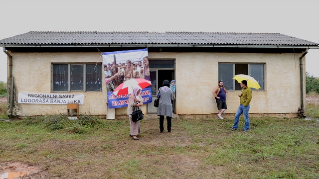 Bosna'daki ölüm kampı kurbanları anıldı