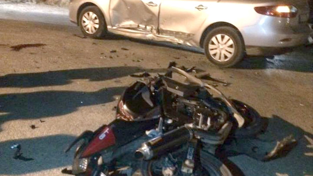 Bursa'da otomobil ile motosiklet çarpıştı: 1 ölü
