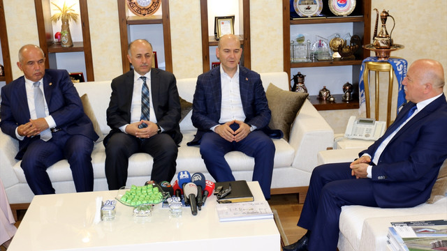 Çalışma ve Sosyal Güvenlik Bakanı Soylu Erzurum'da