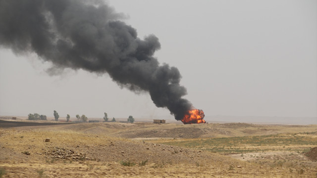 DAEŞ Kerkük'te petrol kuyusuna sabotaj düzenledi