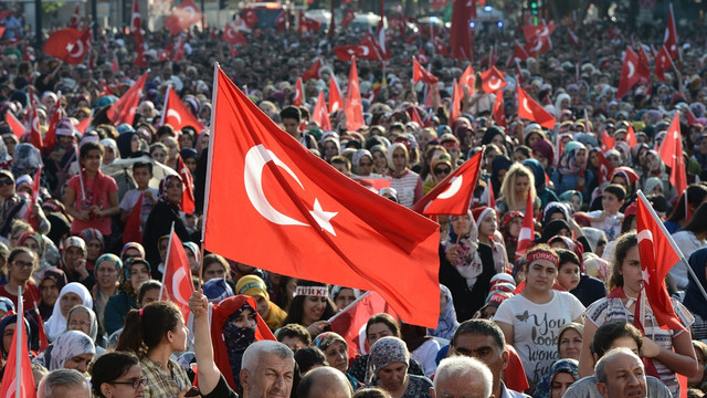 Malatya'da Demokrasi ve Şehitler Mitingi