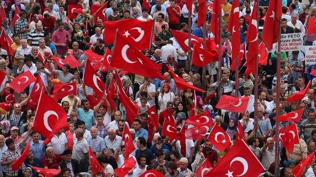 Ordu'da Demokrasi ve Şehitler Mitingi