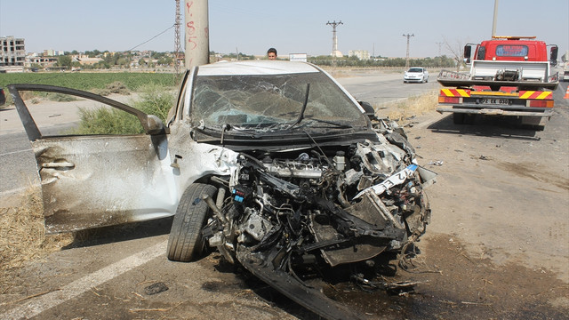 Diyarbakır'da trafik kazası: 1 ölü, 1 yaralı