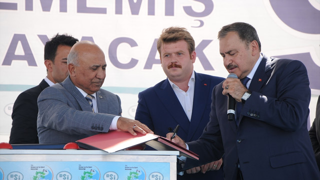 DSİ Tesisleri Toplu Temel Atma ve Açılış Töreni