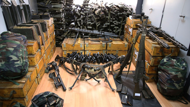 FETÖ'nün darbe girişimi sırasında kullanılan silah ve mühimmatlar