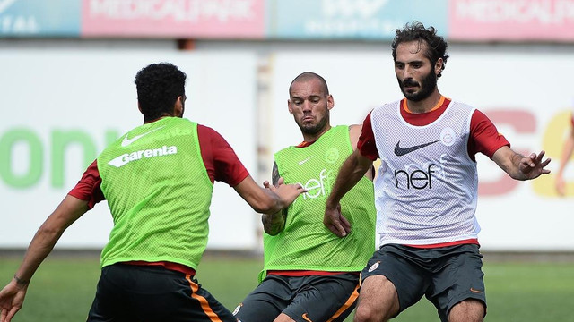 Galatasarayda Kardemir Karabükspor maçı hazırlıkları