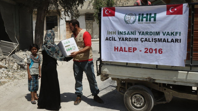 İHH'dan Halep'e yardım