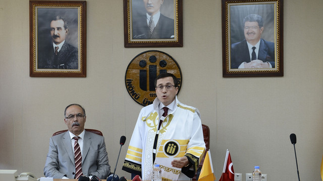 İnönü Üniversitesinde devir teslim