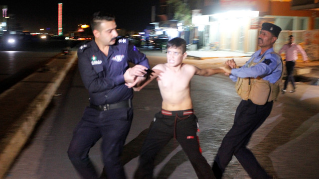 Irak'ta canlı bomba yakalandı