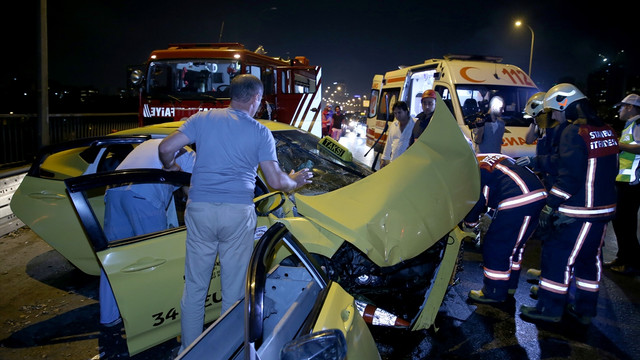 İstanbul'da trafik kazası: 1 yaralı