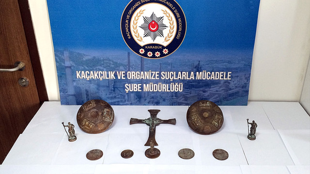 Karabük'te tarihi eser kaçakçılığı operasyonu