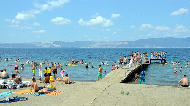 Kocaelide termometreler 34 dereceyi gösterdi