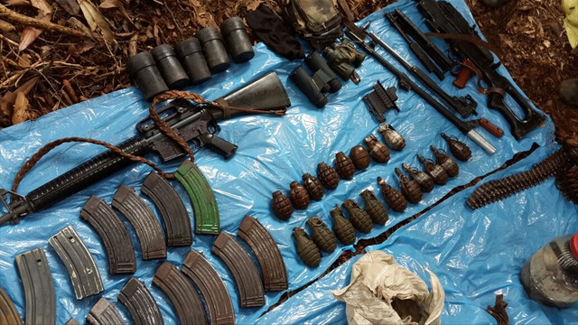 Kürtün'de terör örgütü PKK’nın kullandığı depo ele geçirildi