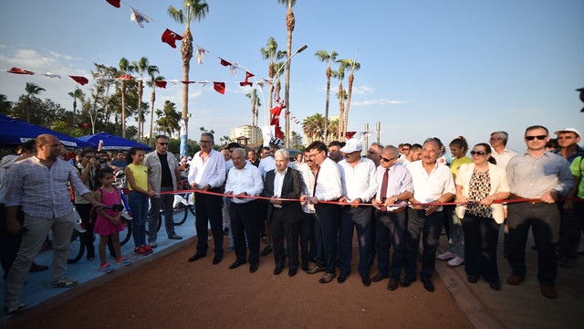 Mersin sahilinde Akıllı bisiklet uygulaması