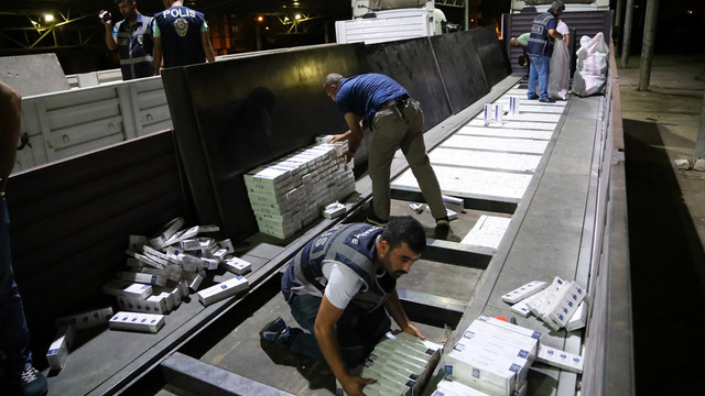 Osmaniye'de kaçak sigara operasyonu