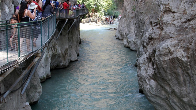 Saklıkent Kanyonu'na yoğun ilgi