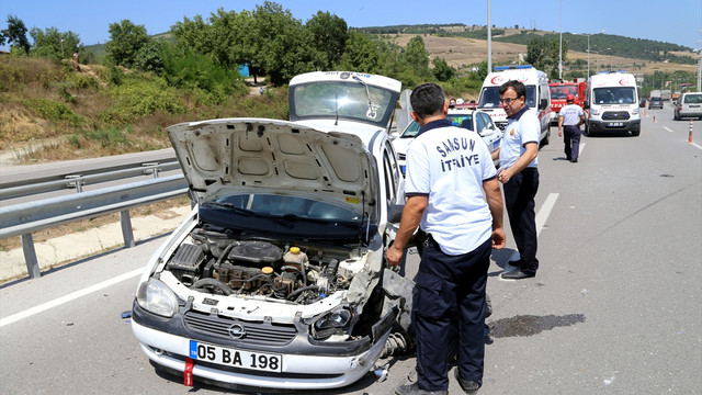 Samsun'da trafik kazası: 6 yaralı