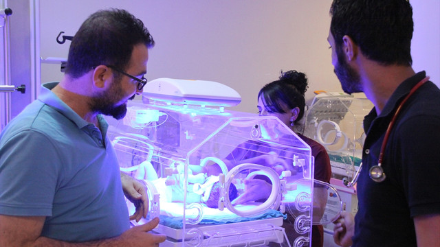 Siirt'te yılan bebek dünyaya geldi