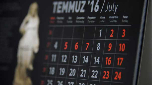 Takvimdeki hataya FETÖ soruşturması