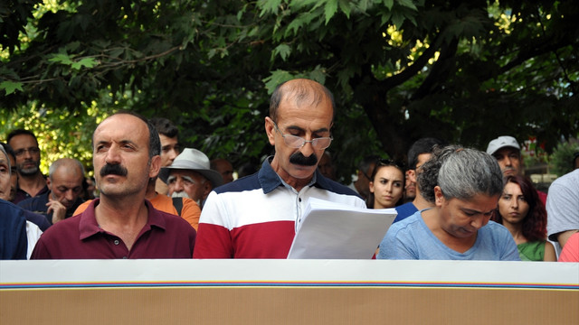 Tunceli'de terör protestosu