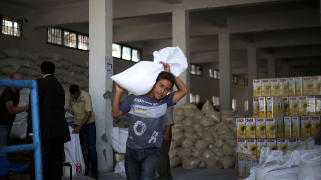 Türkiye'den Gazze'ye gönderilen insani yardım