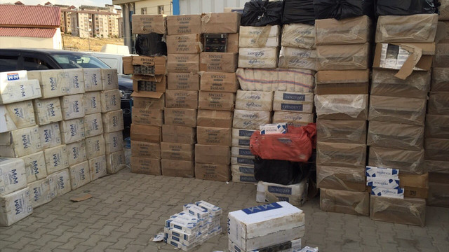 Van'da sigara kaçakçılığı operasyonu