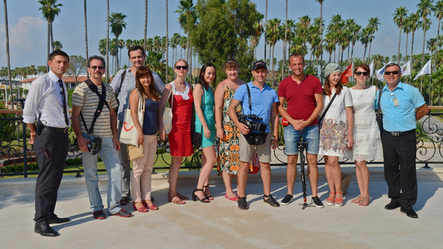 Yabancı gazeteciler EXPO'yu gezdi