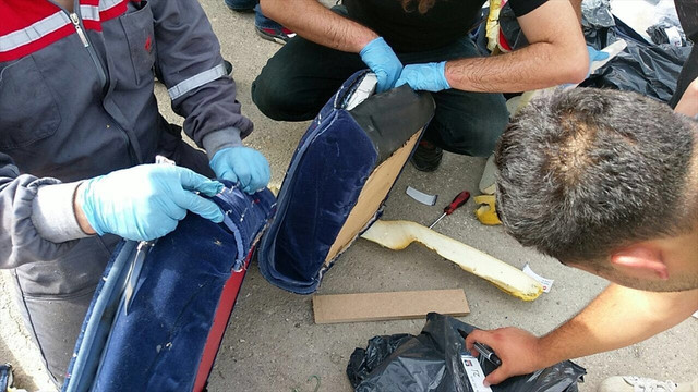 Yolcu otobüsünde 53 kilo eroin ele geçirildi