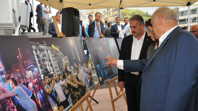 15 Temmuz Milli İradenin Yükselişi sergisi