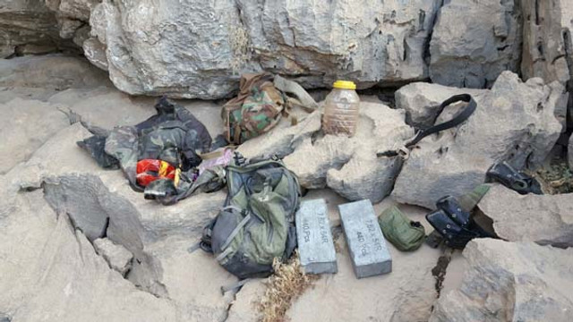 Konserve kutularına tuzaklanmış el yapımı patlayıcılar Hakkari Şemdinlide ele geçirildi