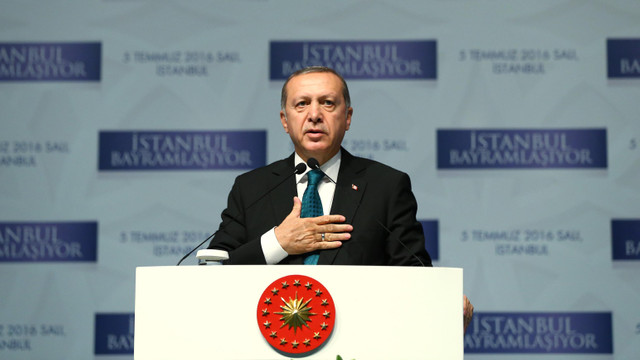 Cumhurbaşkanı Erdoğan İstanbulda bayramlaşma töreninde konuştu